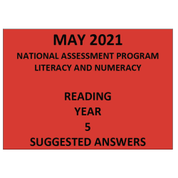 2021 ACARA NAPLAN Reading Answers Year 5